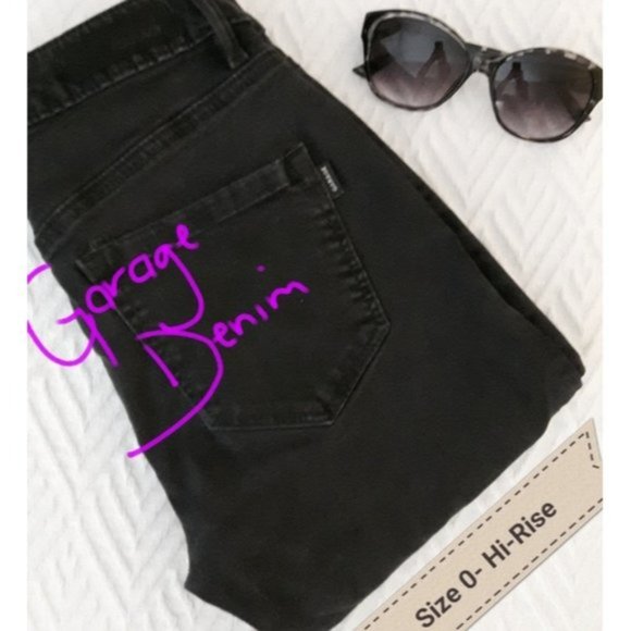 GARAGE Retro High Rise Distressed Jegging - Picture 4 of 9